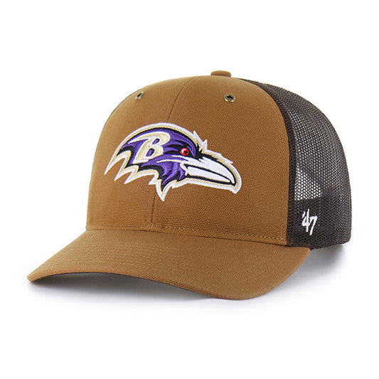 BALTIMORE RAVENS CARHARTT '47 TRUCKER RF RELAXED FIT
