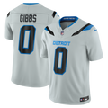 Jahmyr Gibbs Detroit Lions 2026 Rivalries Collection Stitched Limited Jersey - Silver