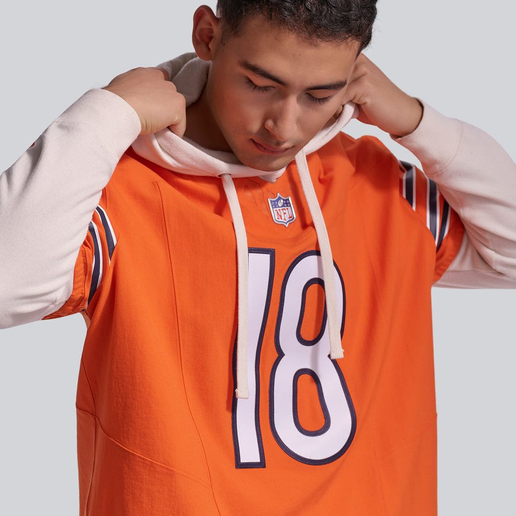 Caleb Williams Chicago Bears Alternate Vapor F.U.S.E. Elite Jersey - Orange