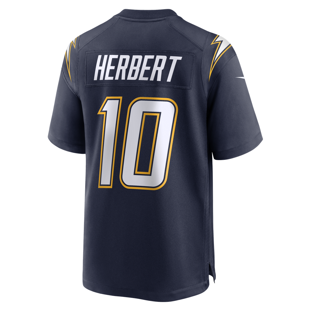 Justin Herbert Los Angeles Chargers Alternate Super Chargers Game Player Jersey - Navy