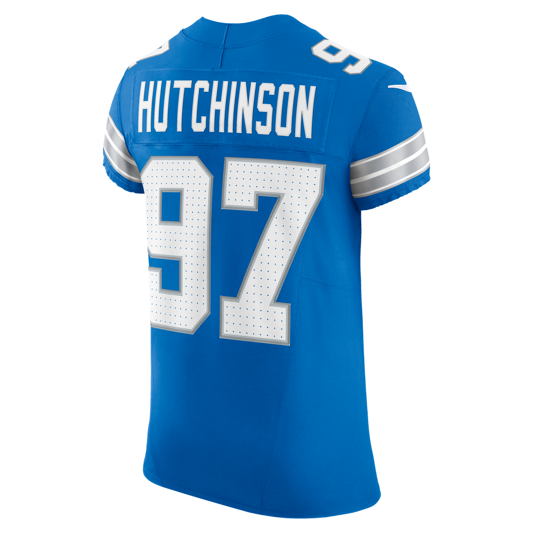 Aidan Hutchinson Detroit Lions Team Vapor F.U.S.E. Elite Jersey - Blue