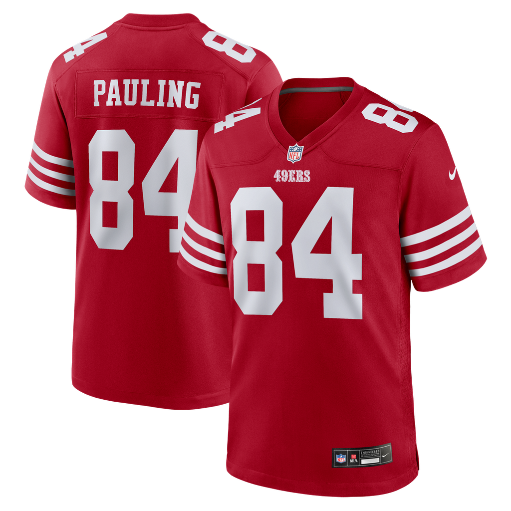 Will Pauling San Francisco 49ers Team Game Jersey - Scarlet