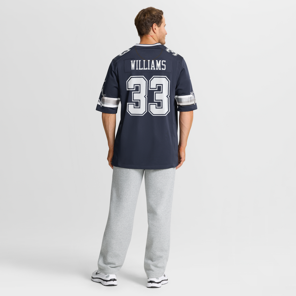 Javonte Williams Dallas Cowboys Team Game Jersey - Navy
