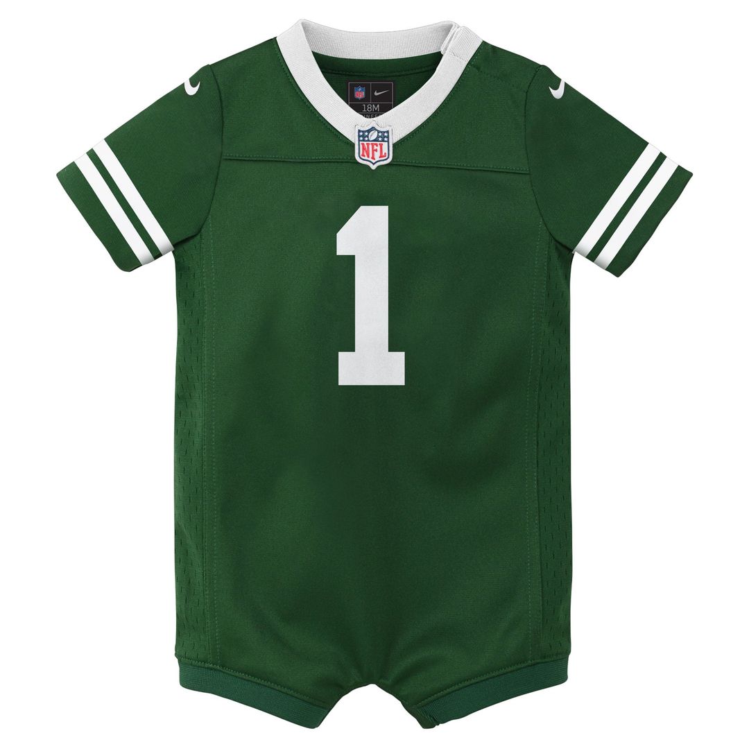 Ahmad Sauce Gardner New York Jets Newborn Romper Game Jersey - Green