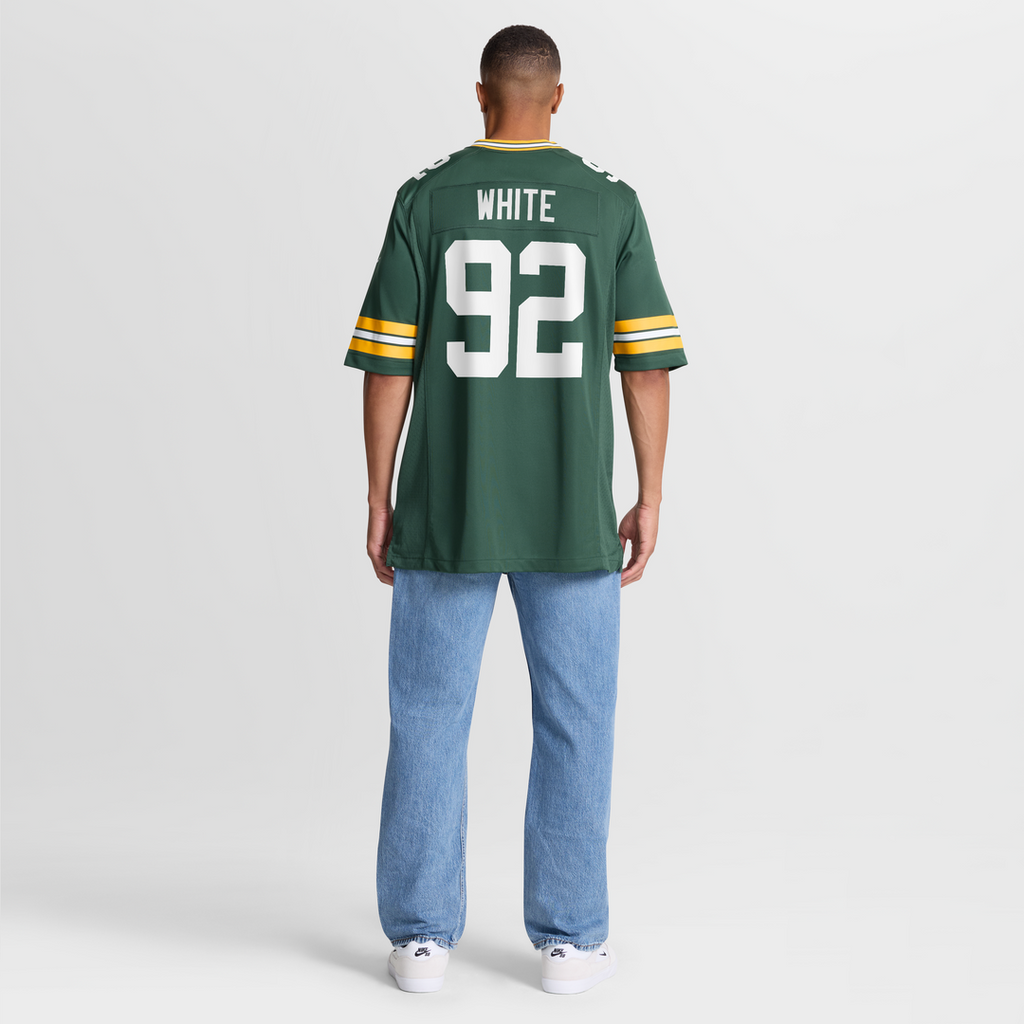 Reggie White Green Bay Packers Game Retired Player Jersey - Green