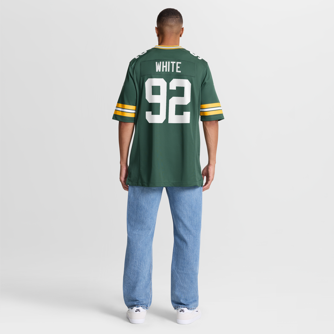 Reggie White Green Bay Packers Game Retired Player Jersey - Green