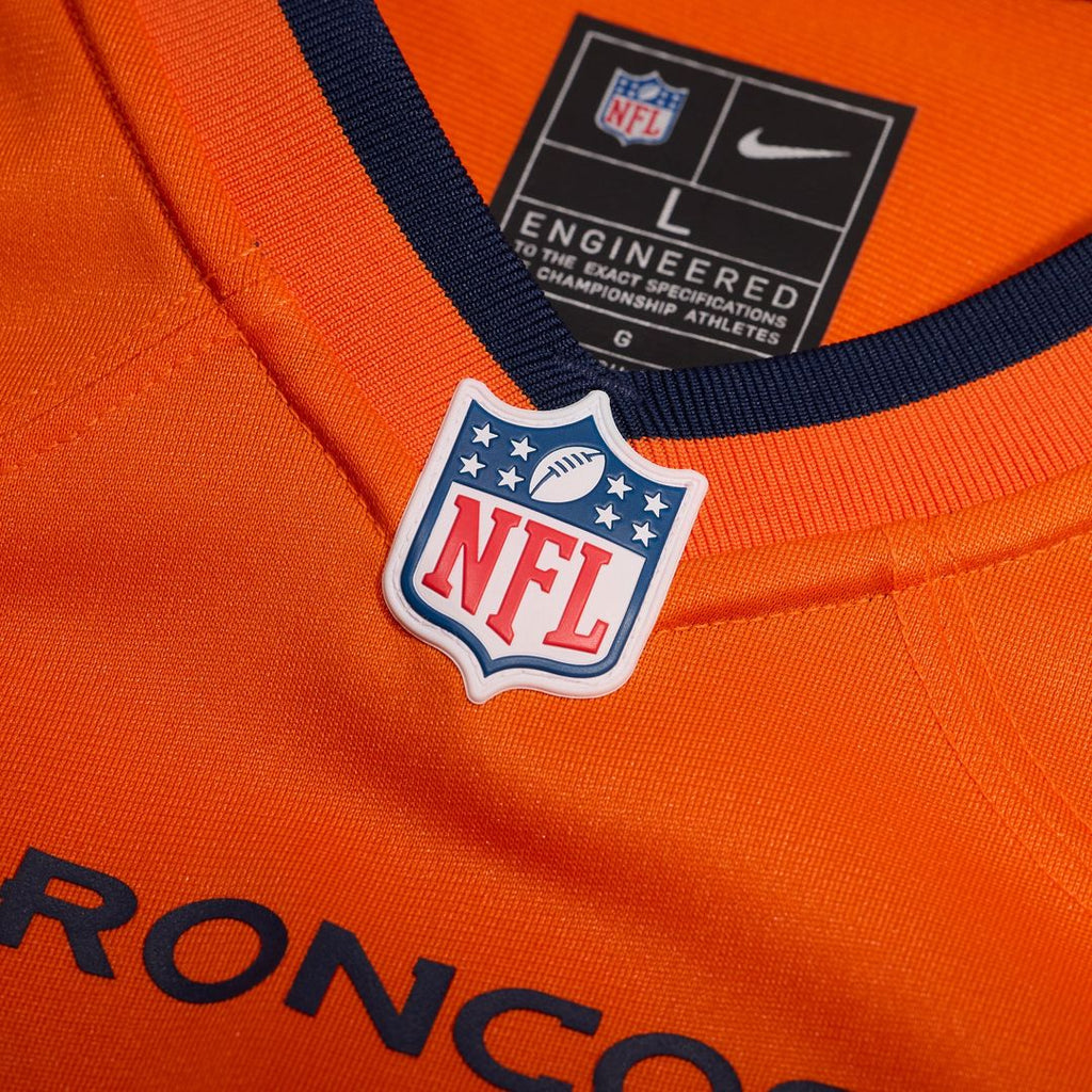 Nate Adkins Denver Broncos Team Game Jersey - Orange