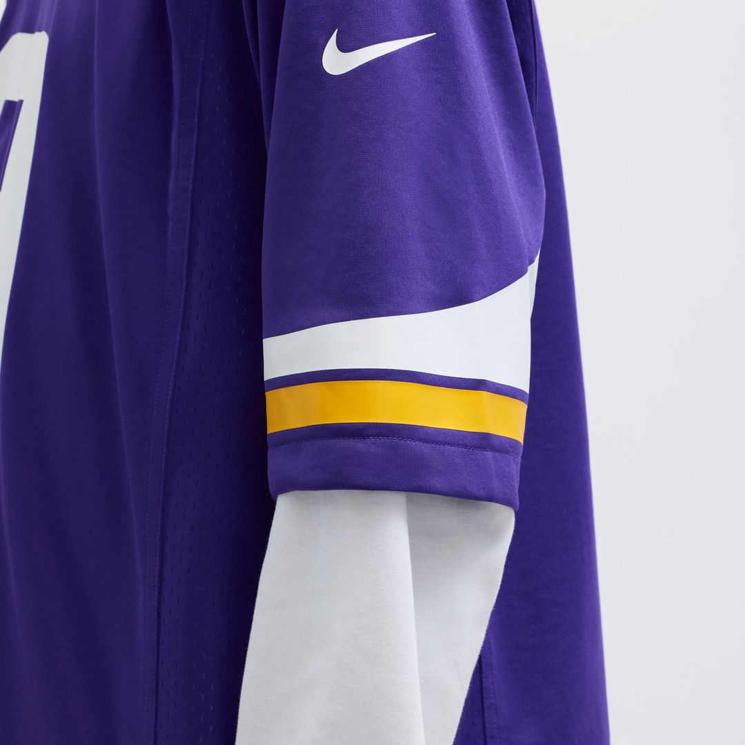 J.J. McCarthy Minnesota Vikings Alternate Game Player Jersey - White