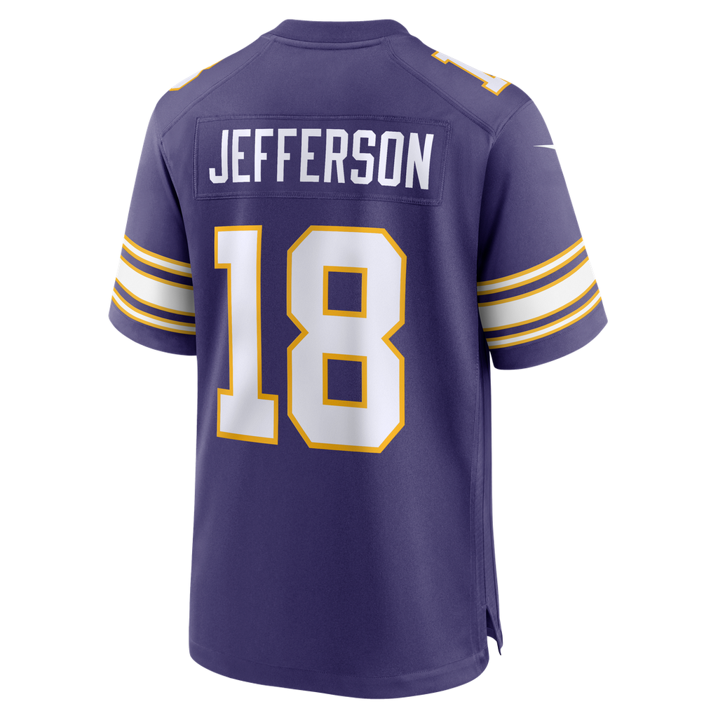 Justin Jefferson Minnesota Vikings Classic Player Game Jersey - Purple