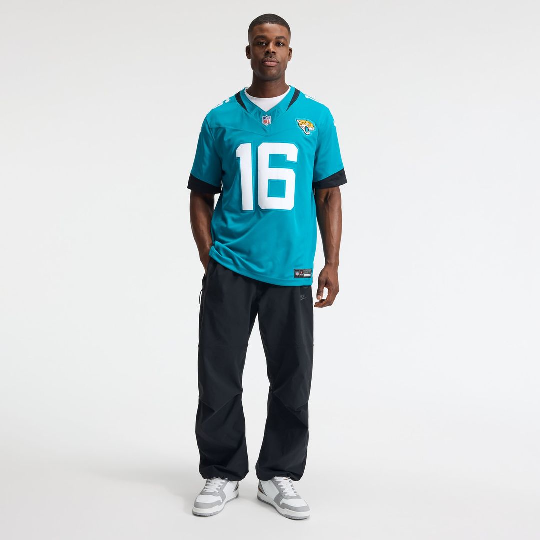 Trevor Lawrence Jacksonville Jaguars Team Vapor F.U.S.E. Stitched Limited Jersey - Teal