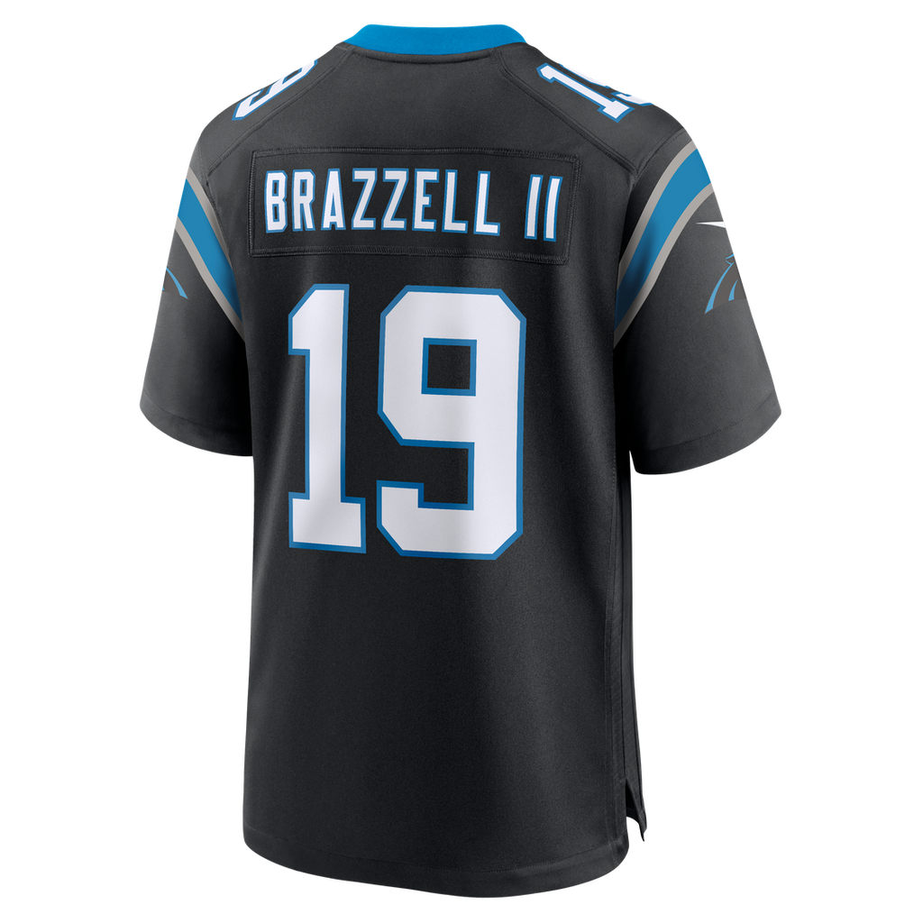 Chris Brazzell II Carolina Panthers Team Game Jersey - Black
