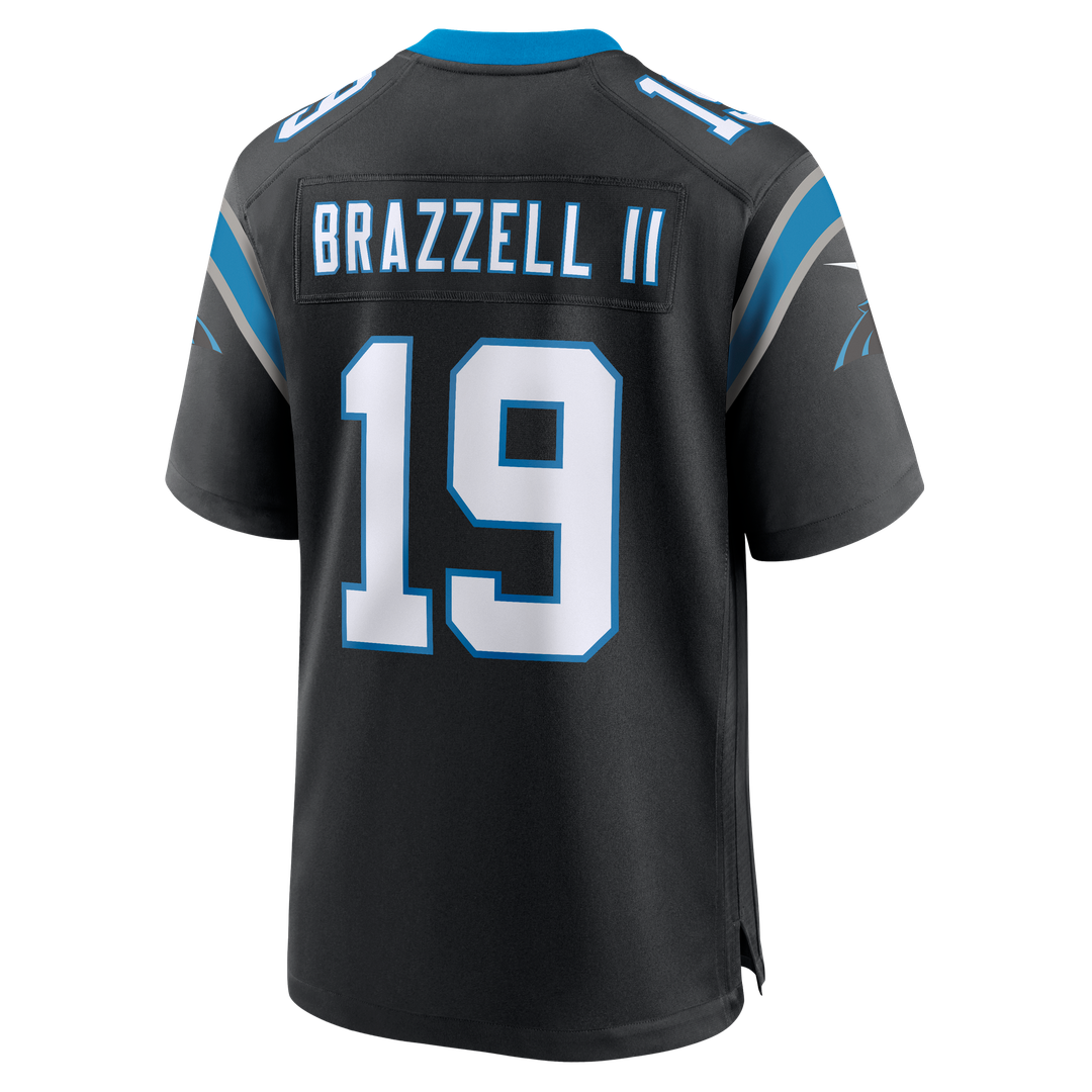 Chris Brazzell II Carolina Panthers Team Game Jersey - Black