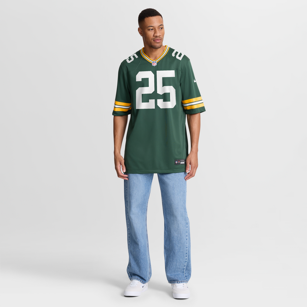 Keisean Nixon Green Bay Packers Game Player Jersey - Green