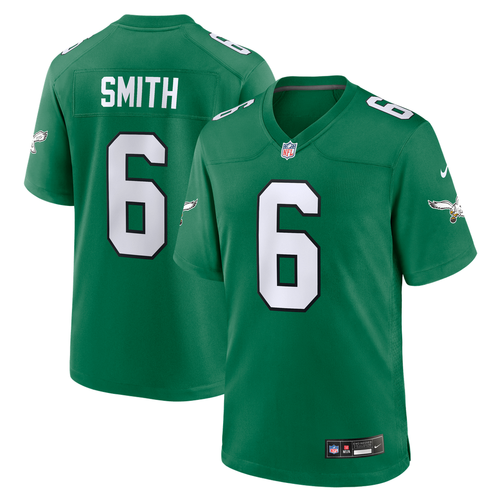 DeVonta Smith Philadelphia Eagles Alternate Game Player Jersey - Kelly Green