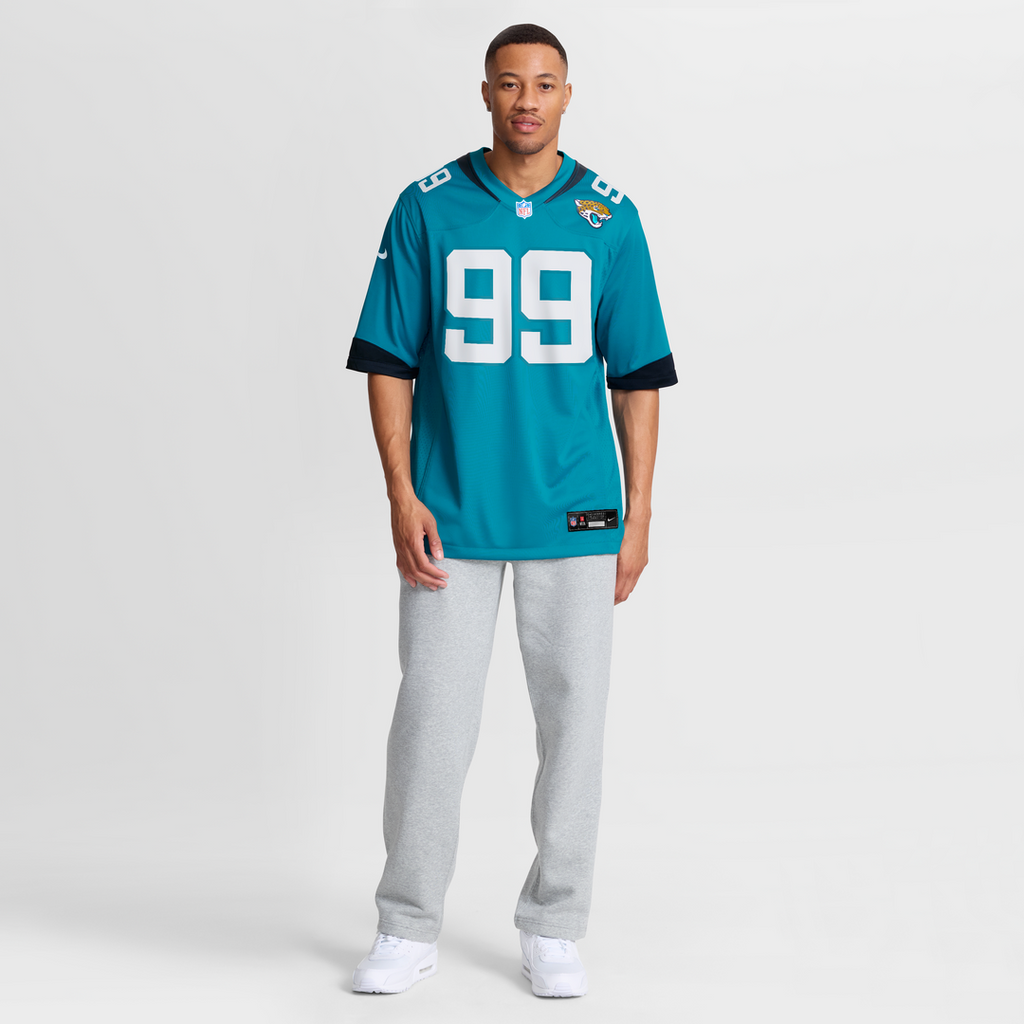 Austin Johnson Jacksonville Jaguars Team Game Jersey - Teal