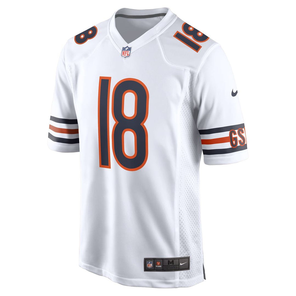 Caleb Williams Chicago Bears First Round Pick Player Game Jersey - White