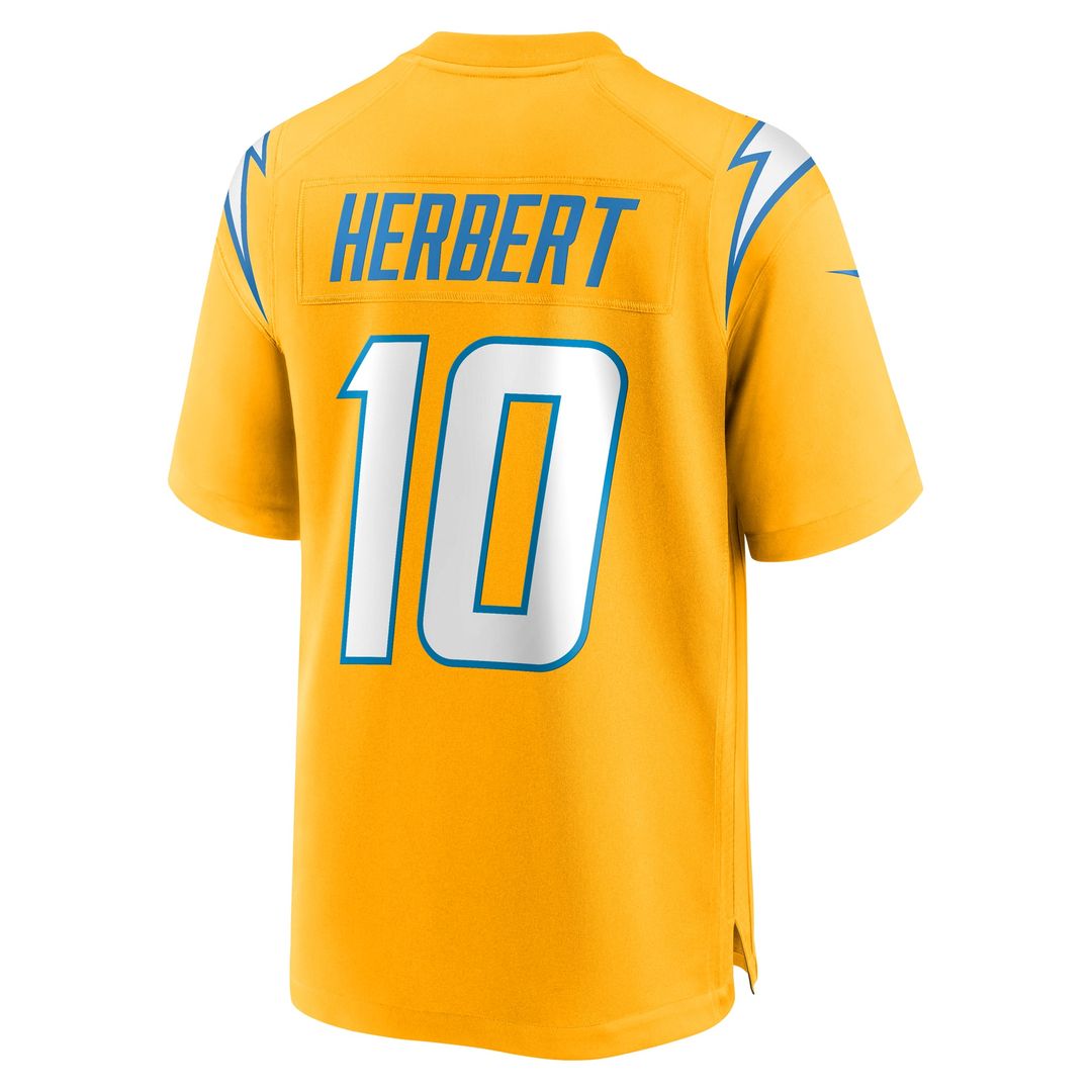 Justin Herbert Los Angeles Chargers Alternate Super Chargers Game Player Jersey - Navy