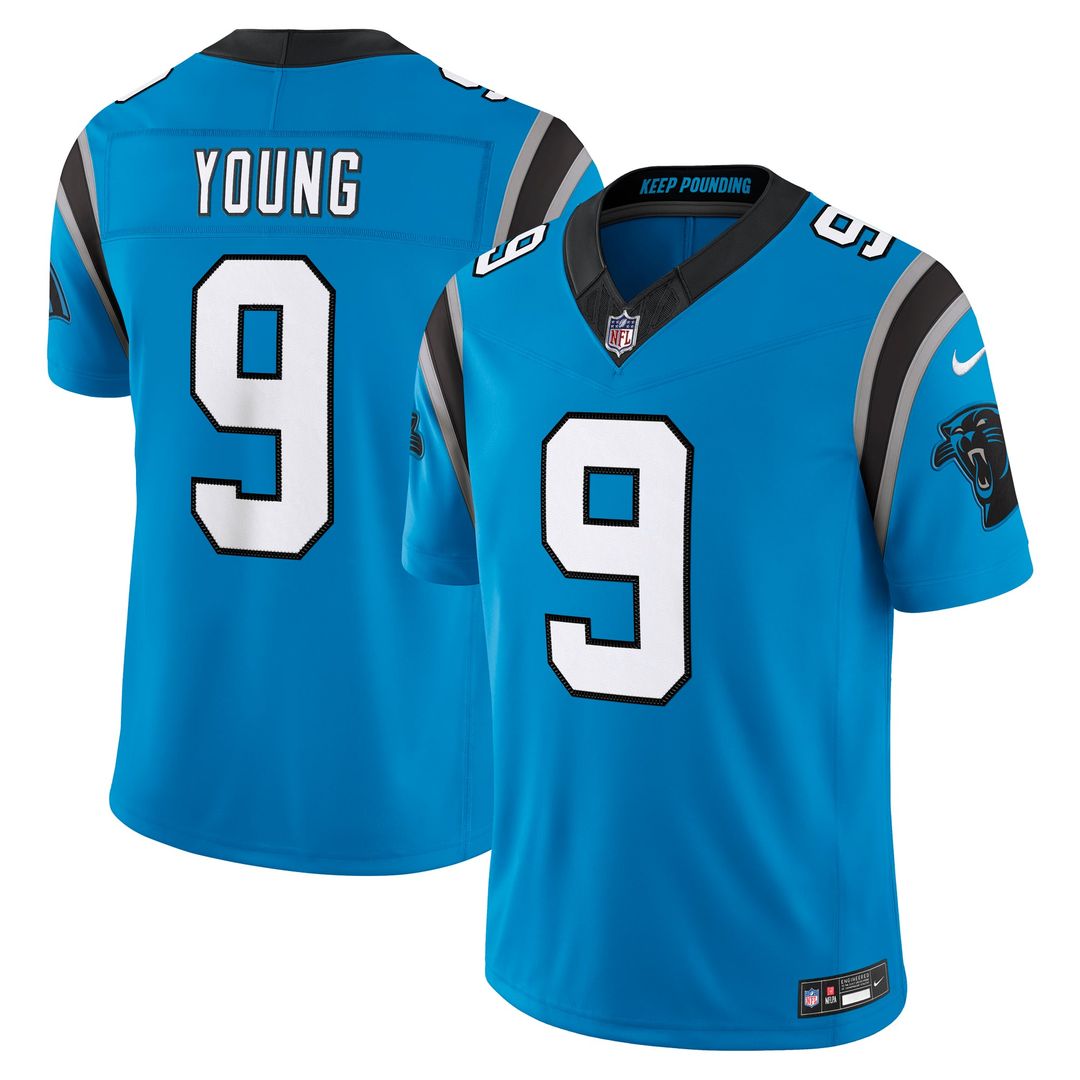 Bryce Young Carolina Panthers Team Vapor F.U.S.E. Stitched Limited Jersey - Black
