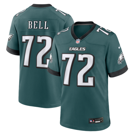 Markel Bell Philadelphia Eagles Team Game Jersey - Midnight Green