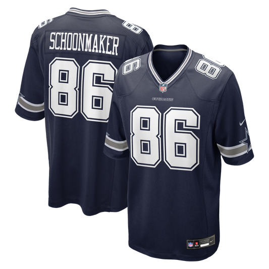 Luke Schoonmaker Dallas Cowboys Team Game Jersey - Navy