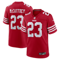 Christian McCaffrey San Francisco 49ers Game Player Jersey - Scarlet