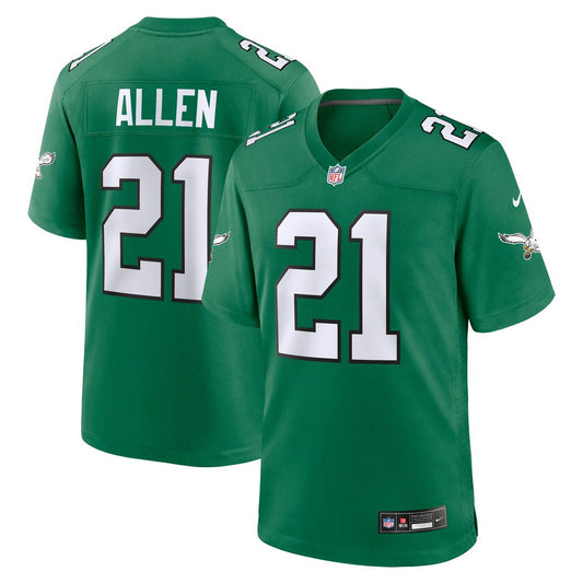 Eric Allen Philadelphia Eagles Retired Player Alternate Game Jersey - Kelly Green