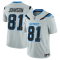 Calvin Johnson Detroit Lions 2026 Rivalries Collection Stitched Limited Jersey - Silver