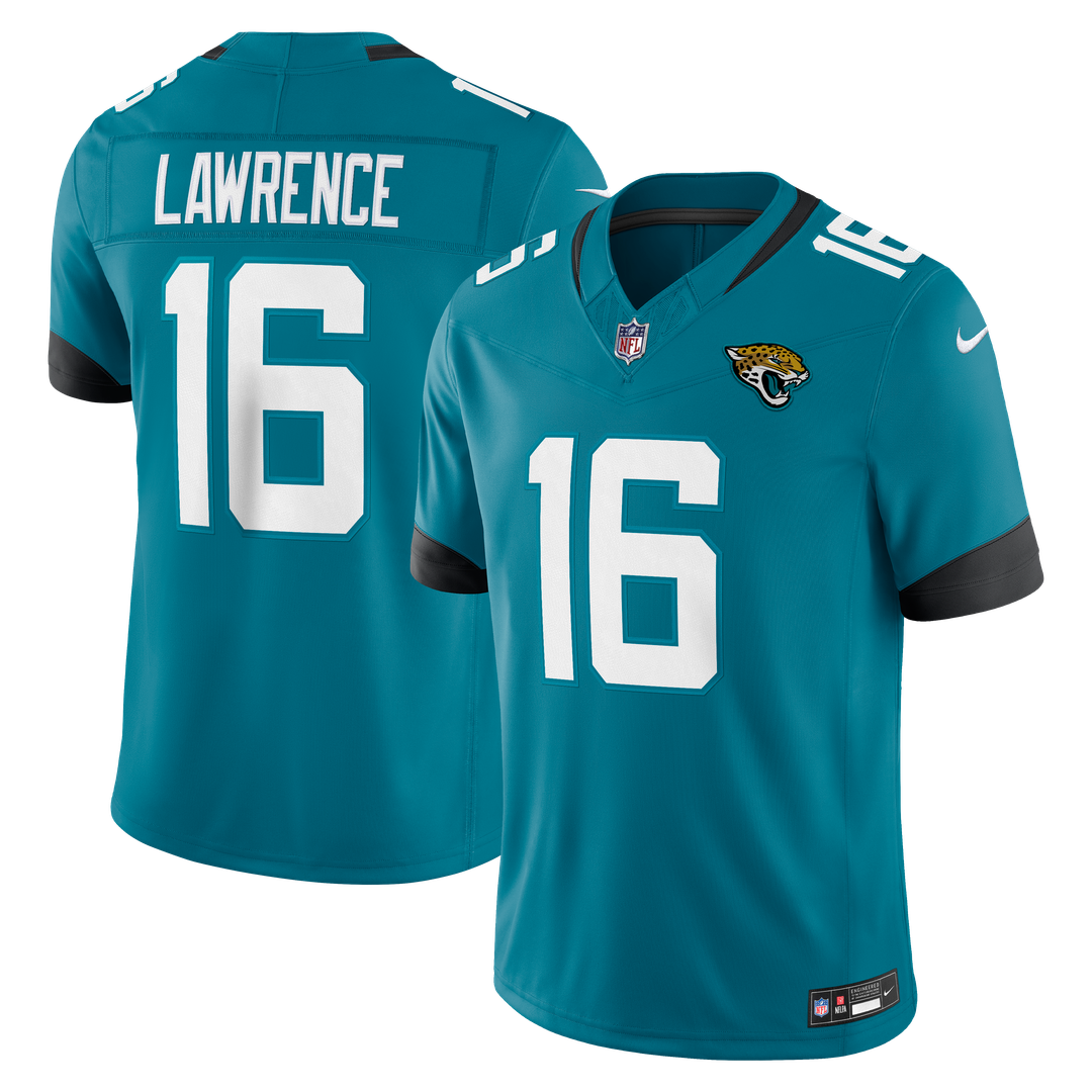 Trevor Lawrence Jacksonville Jaguars Team Vapor F.U.S.E. Stitched Limited Jersey - Teal