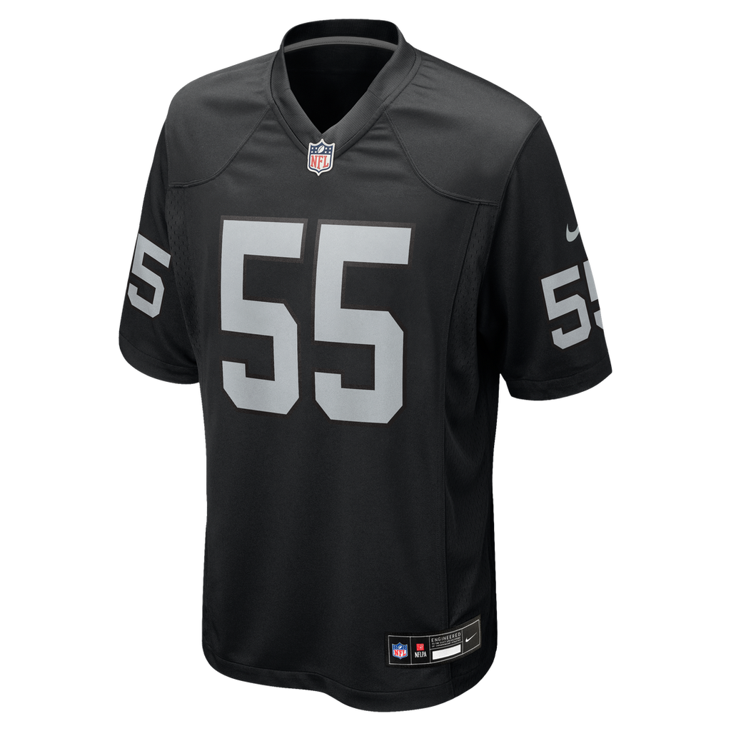 Cody Lindenberg Las Vegas Raiders Team Game Jersey - Black