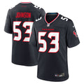 Caleb Johnson Houston Texans Team Game Jersey - Navy