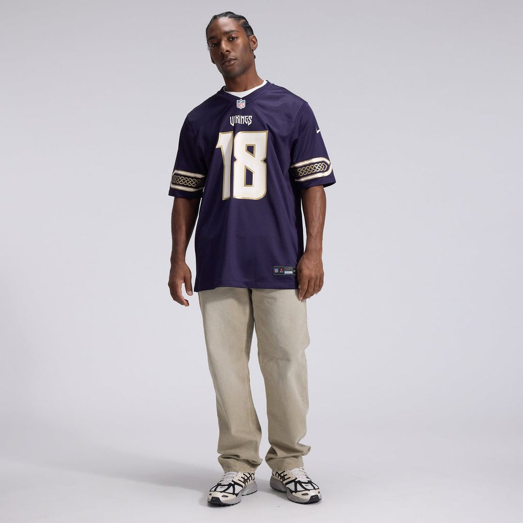 Justin Jefferson Minnesota Vikings 2026 Rivalries Collection Game Jersey - Purple