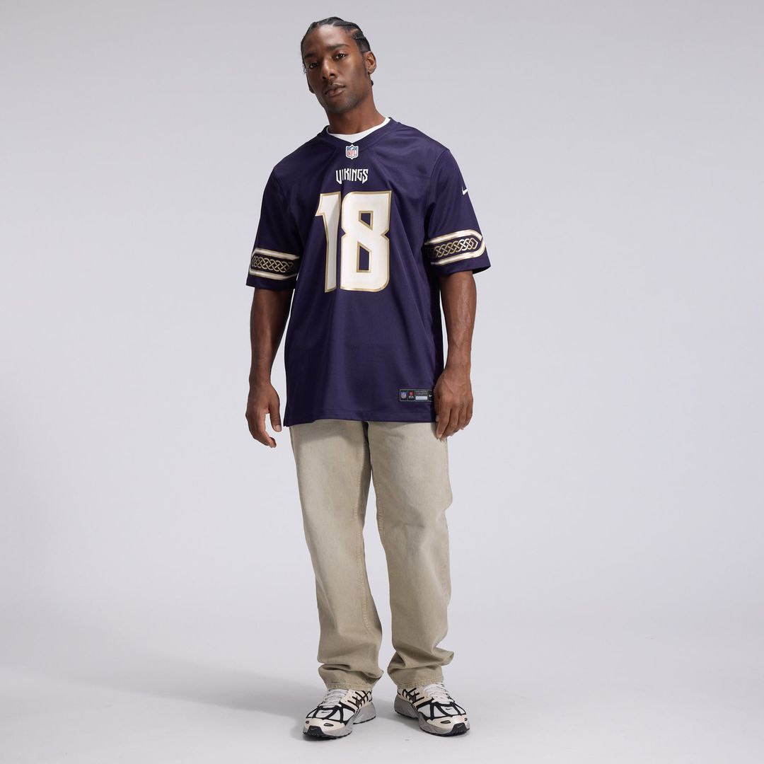 Justin Jefferson Minnesota Vikings 2026 Rivalries Collection Game Jersey - Purple