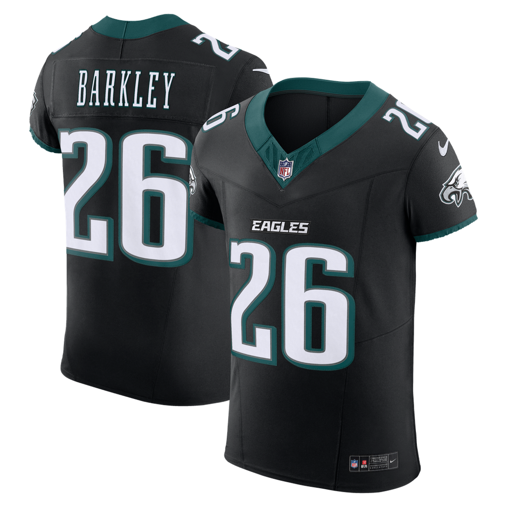 Saquon Barkley Philadelphia Eagles Alternate Vapor F.U.S.E. Elite Jersey - Black