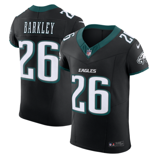 Saquon Barkley Philadelphia Eagles Alternate Vapor F.U.S.E. Elite Jersey - Black
