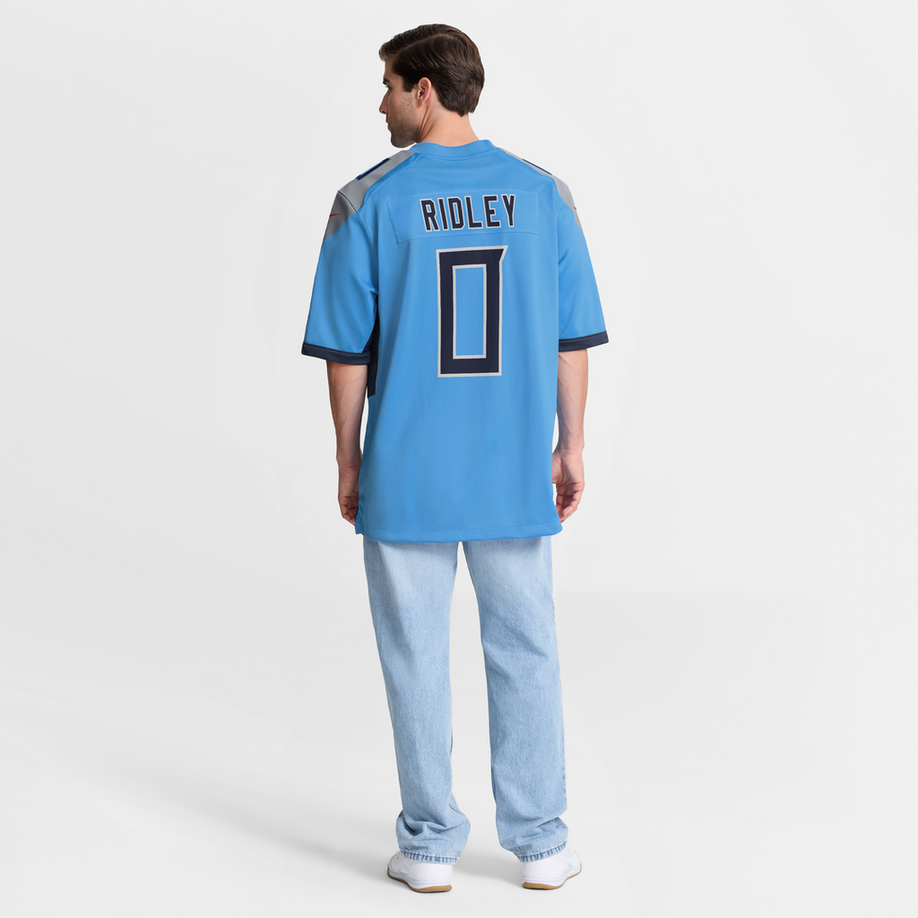 Calvin Ridley Tennessee Titans Team Game Jersey - Light Blue