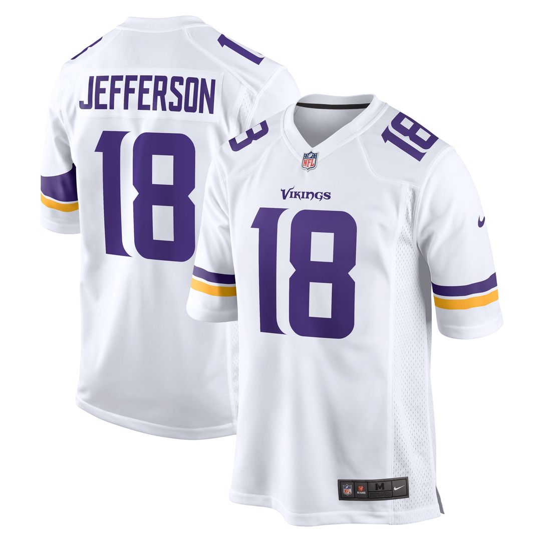 Justin Jefferson Minnesota Vikings Player Game Jersey - Purple