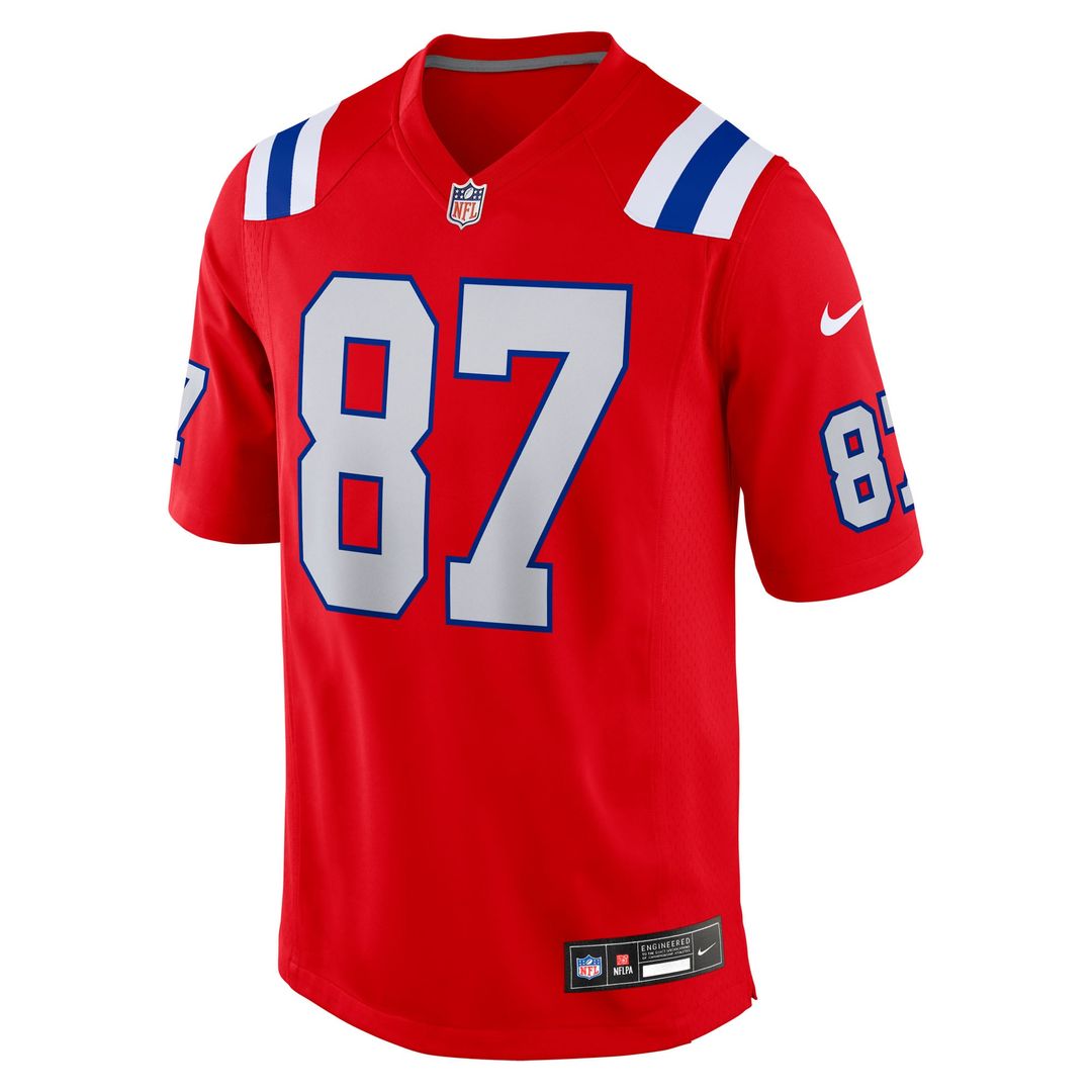Rob Gronkowski New England Patriots Alternate Retired Player Game Jersey - Red