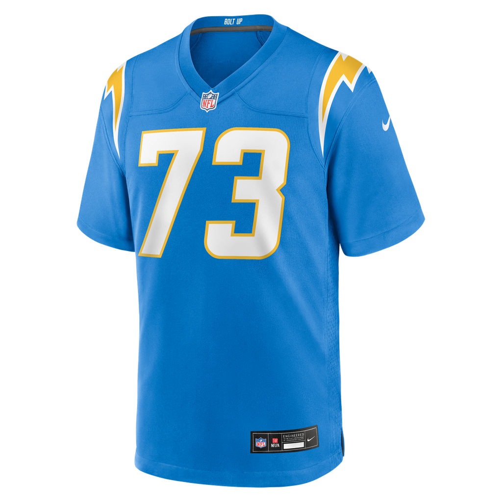 Alex Harkey Los Angeles Chargers Team Game Jersey - Powder Blue