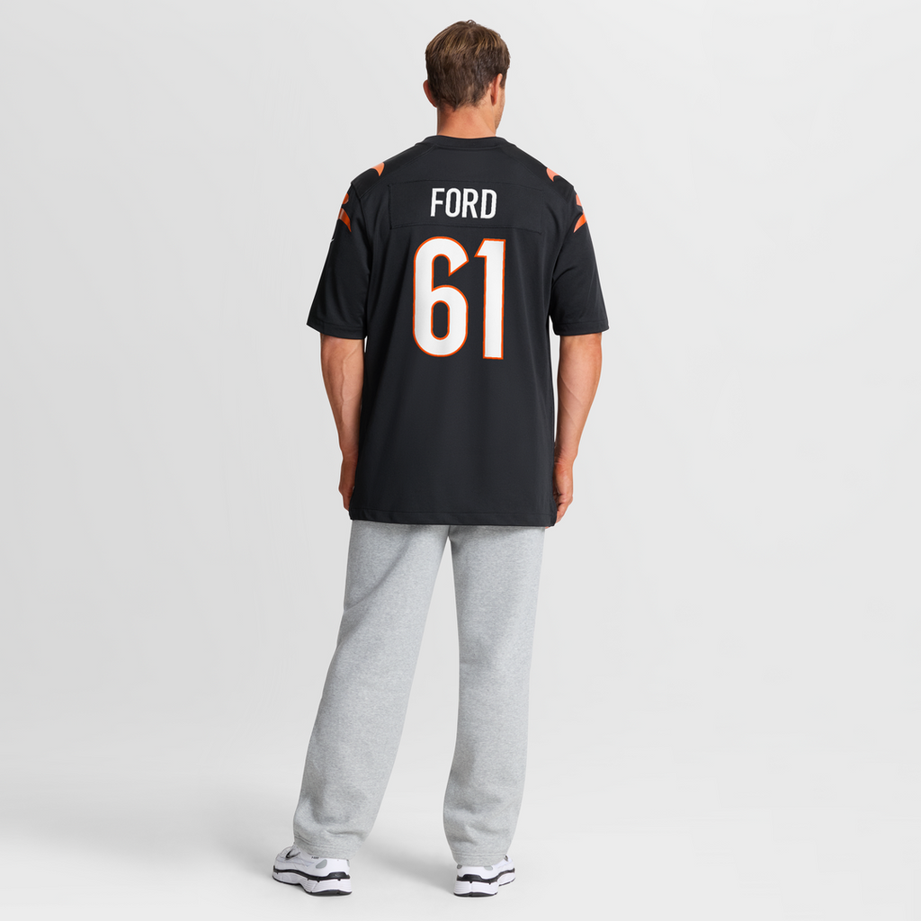 Cody Ford Cincinnati Bengals Game Jersey - Black