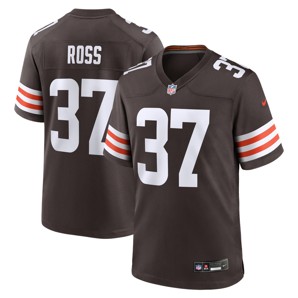 D'Angelo Ross Cleveland Browns Team Game Jersey - Brown