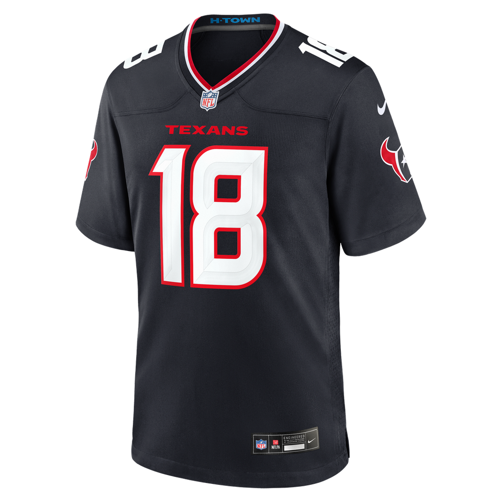 Graham Mertz Houston Texans Team Game Jersey - Navy