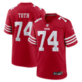 Brett Toth San Francisco 49ers Team Game Jersey - Scarlet