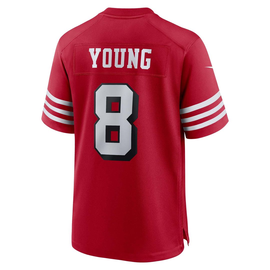 Steve Young San Francisco 49ers Retired Player Alternate Game Jersey - Scarlet