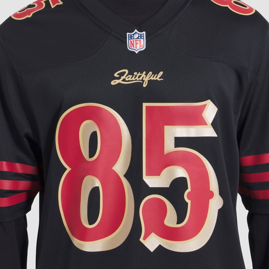 George Kittle San Francisco 49ers Rivalries Collection Game Jersey - Black