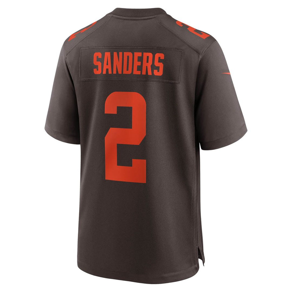 Shedeur Sanders Cleveland Browns Alternate Game Jersey - Brown