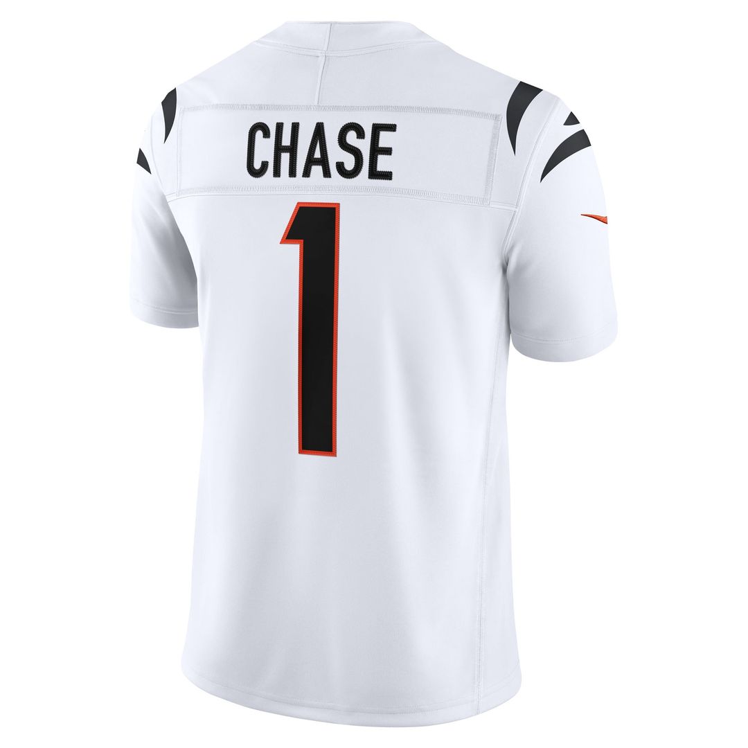 Ja'Marr Chase Cincinnati Bengals Team Vapor F.U.S.E. Stitched Limited Jersey - Black