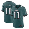 Jihaad Campbell Philadelphia Eagles Team Game Jersey - Midnight Green