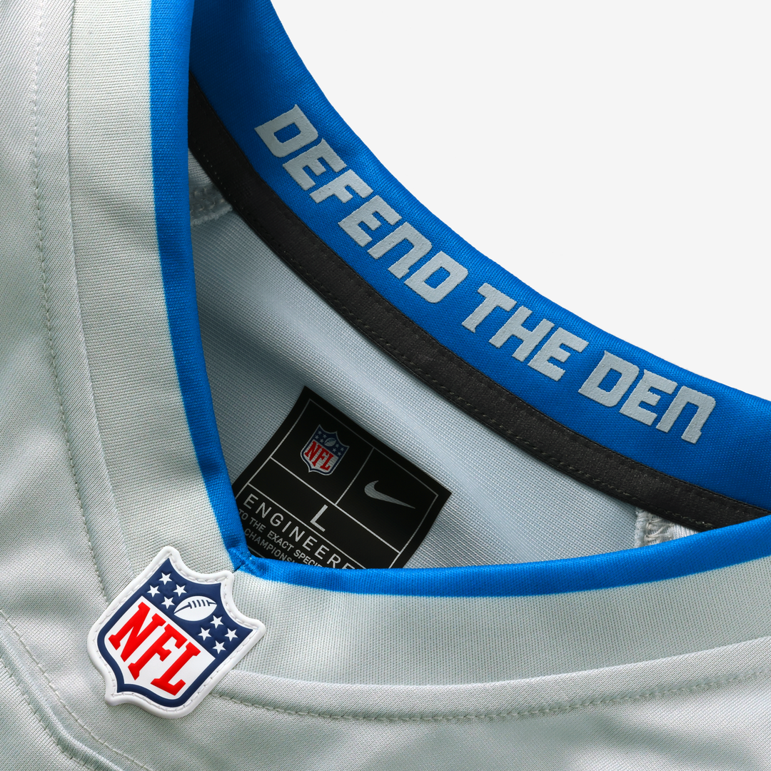 Aidan Hutchinson Detroit Lions 2026 Rivalries Collection Game Jersey - Silver