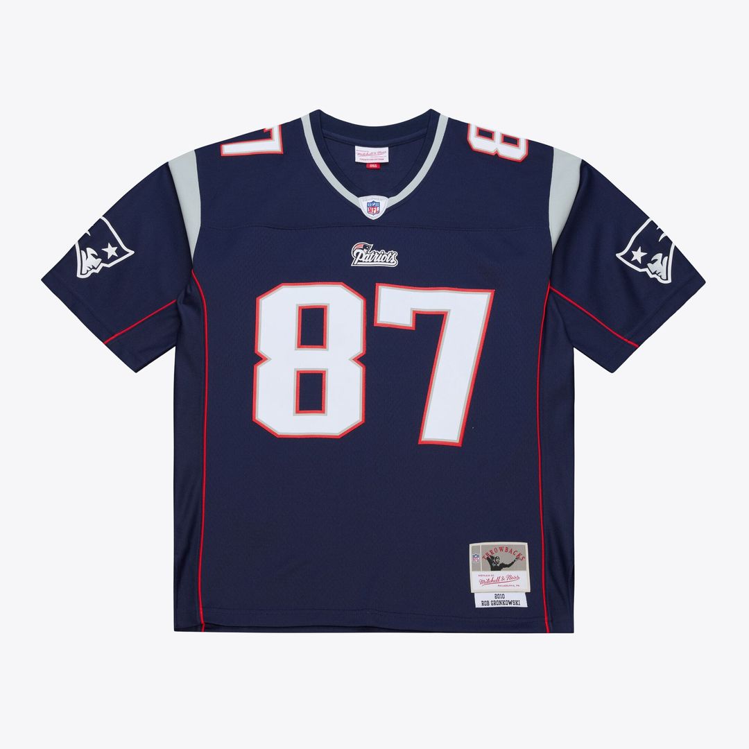 Rob Gronkowski New England Patriots Retired Legacy Replica Player Jersey - Navy