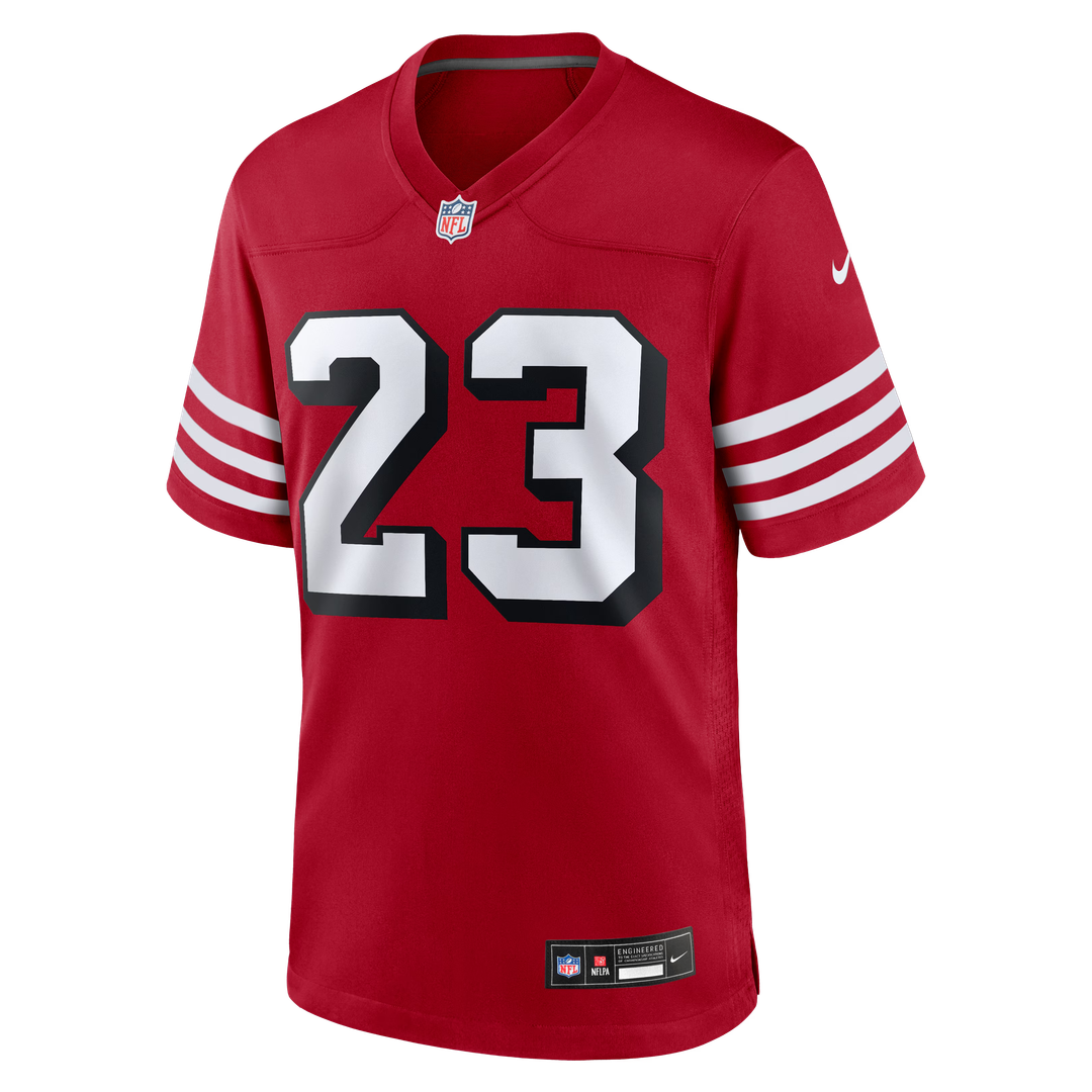 Christian McCaffrey San Francisco 49ers Alternate Game Player Jersey - Scarlet
